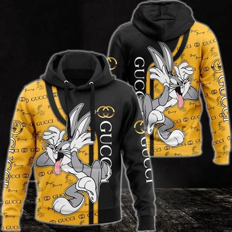 bugs bunny shirt gucci|Bugs Bunny graphic print hoodie.